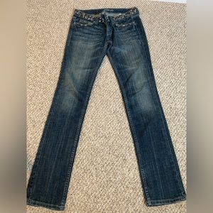 Miss Me Women’s Size 29 Studded Boot Leg cut jeans